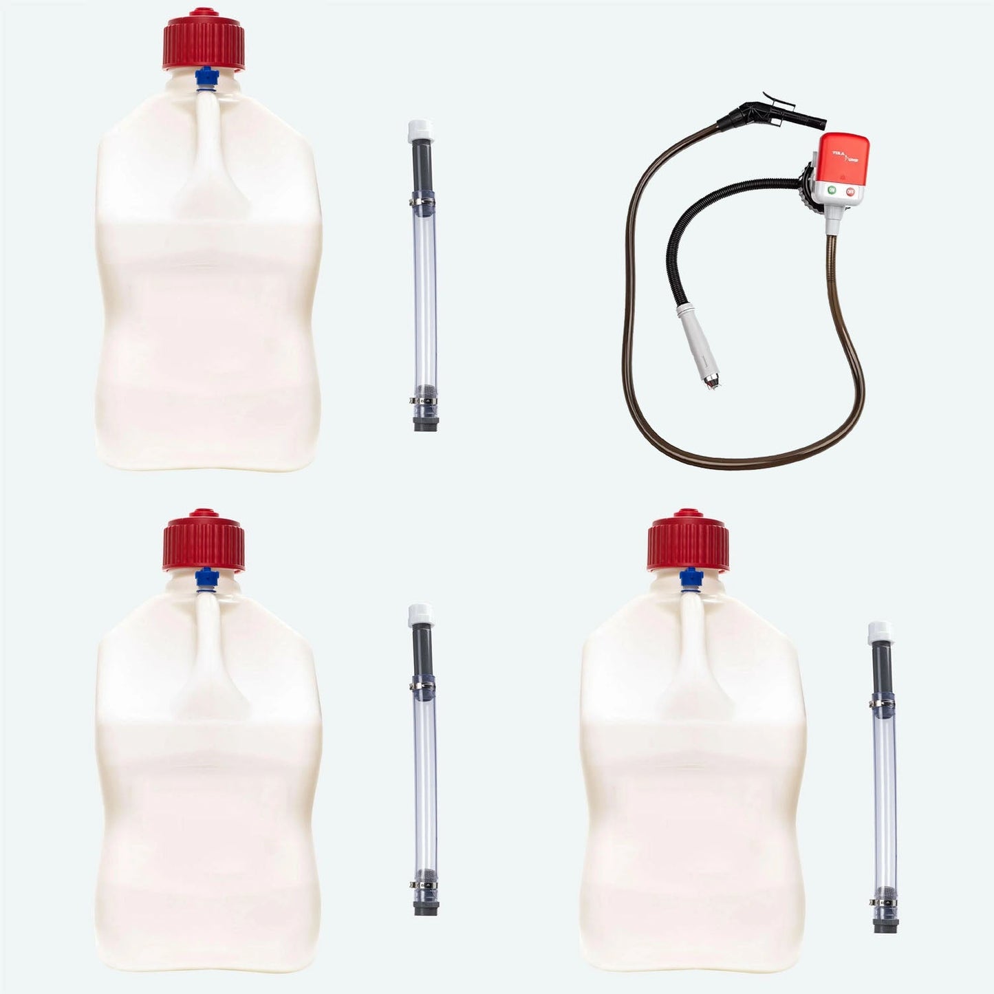 7 Pcs Set-Utility Jug Motorsport Container-5.5 Gallon