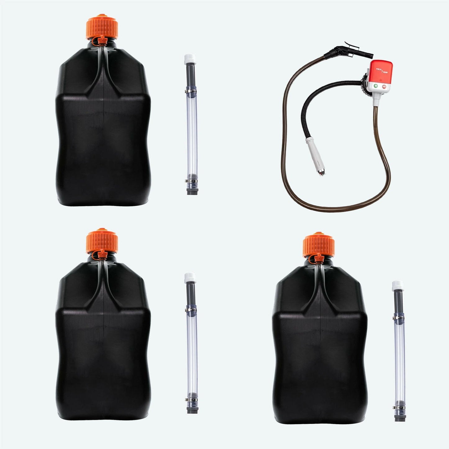 7 Pcs Set-Utility Jug Motorsport Container-5.5 Gallon