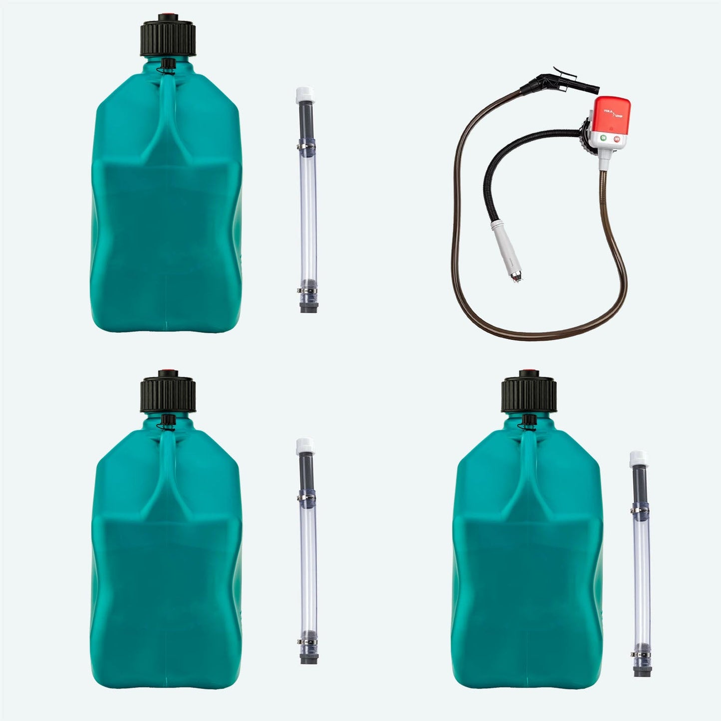 7 Pcs Set-Utility Jug Motorsport Container-5.5 Gallon