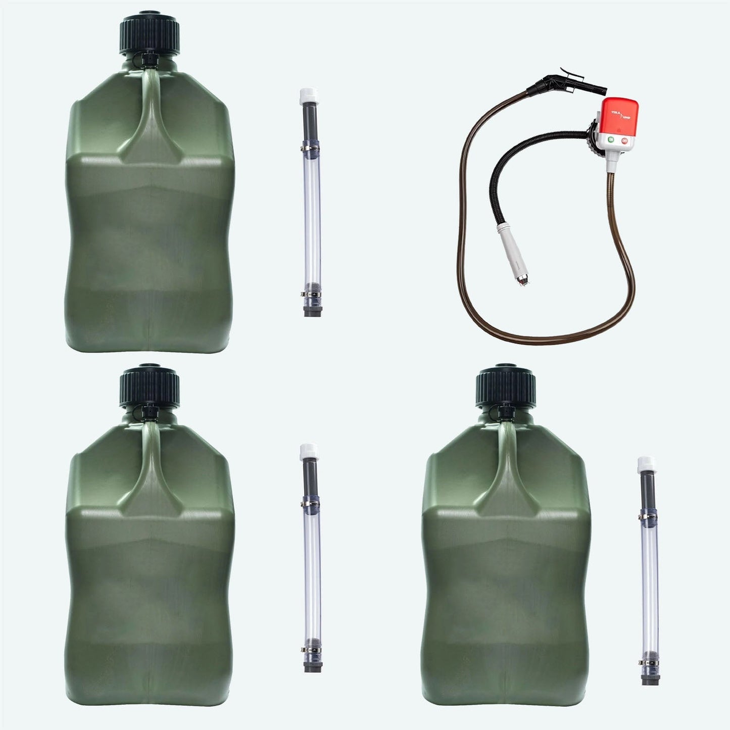 7 Pcs Set-Utility Jug Motorsport Container-5.5 Gallon