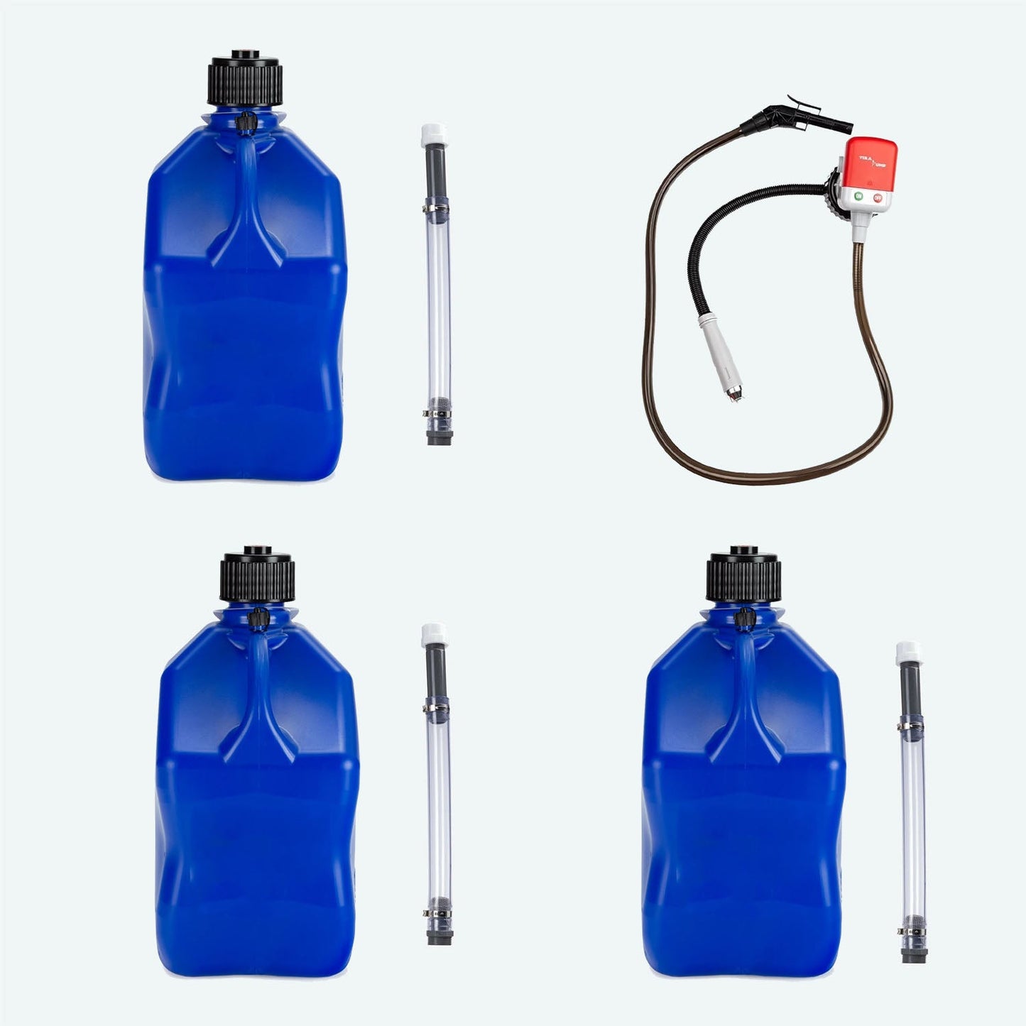 7 Pcs Set-Utility Jug Motorsport Container-5.5 Gallon
