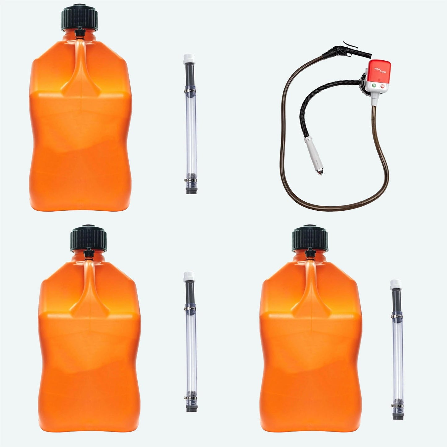 7 Pcs Set-Utility Jug Motorsport Container-5.5 Gallon