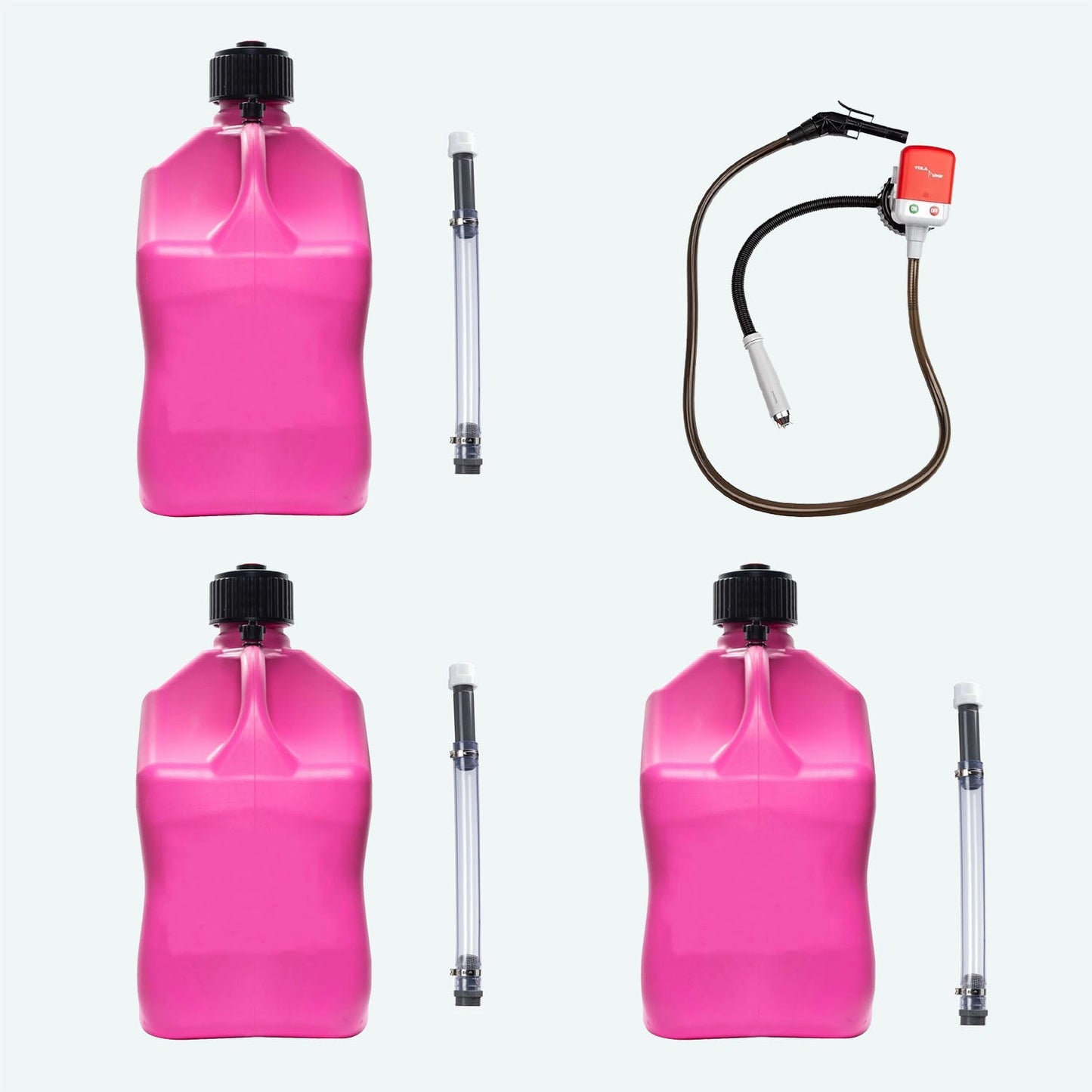 7 Pcs Set-Utility Jug Motorsport Container-5.5 Gallon