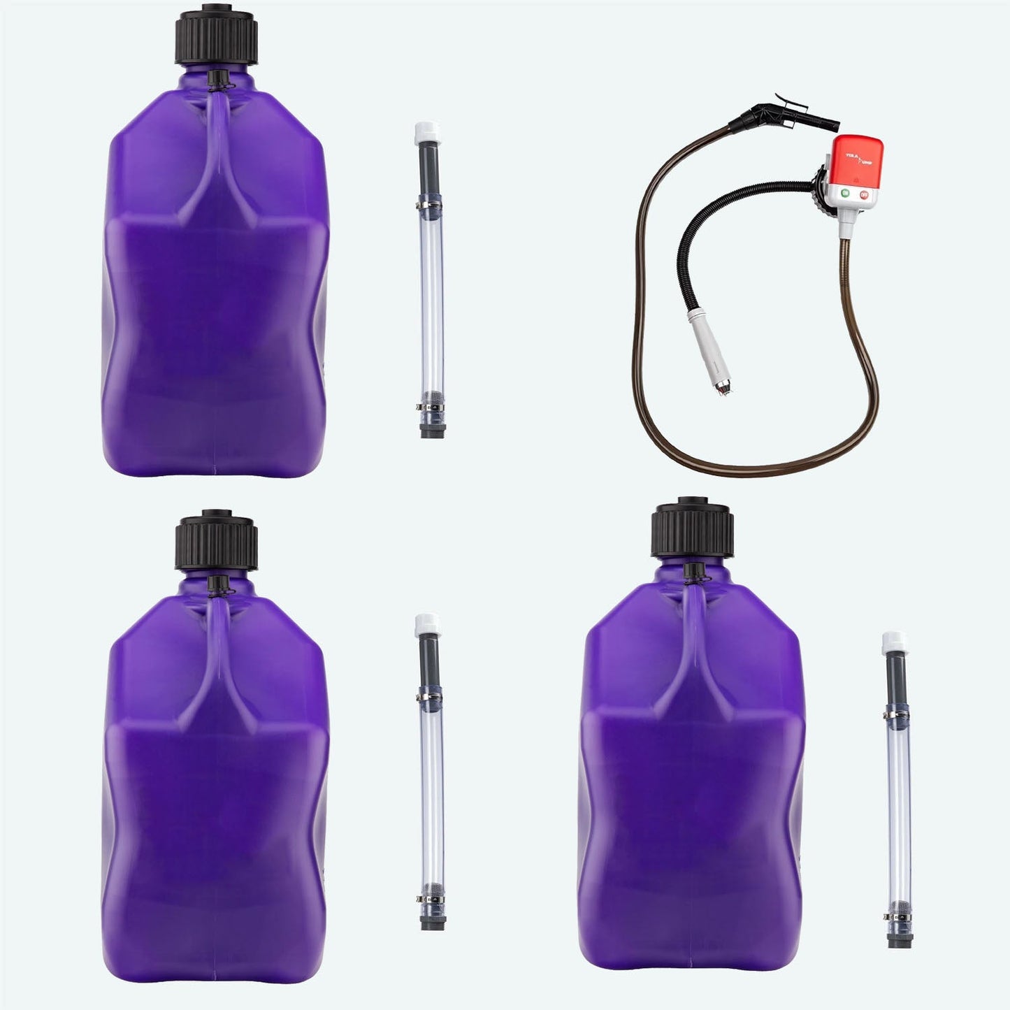 7 Pcs Set-Utility Jug Motorsport Container-5.5 Gallon
