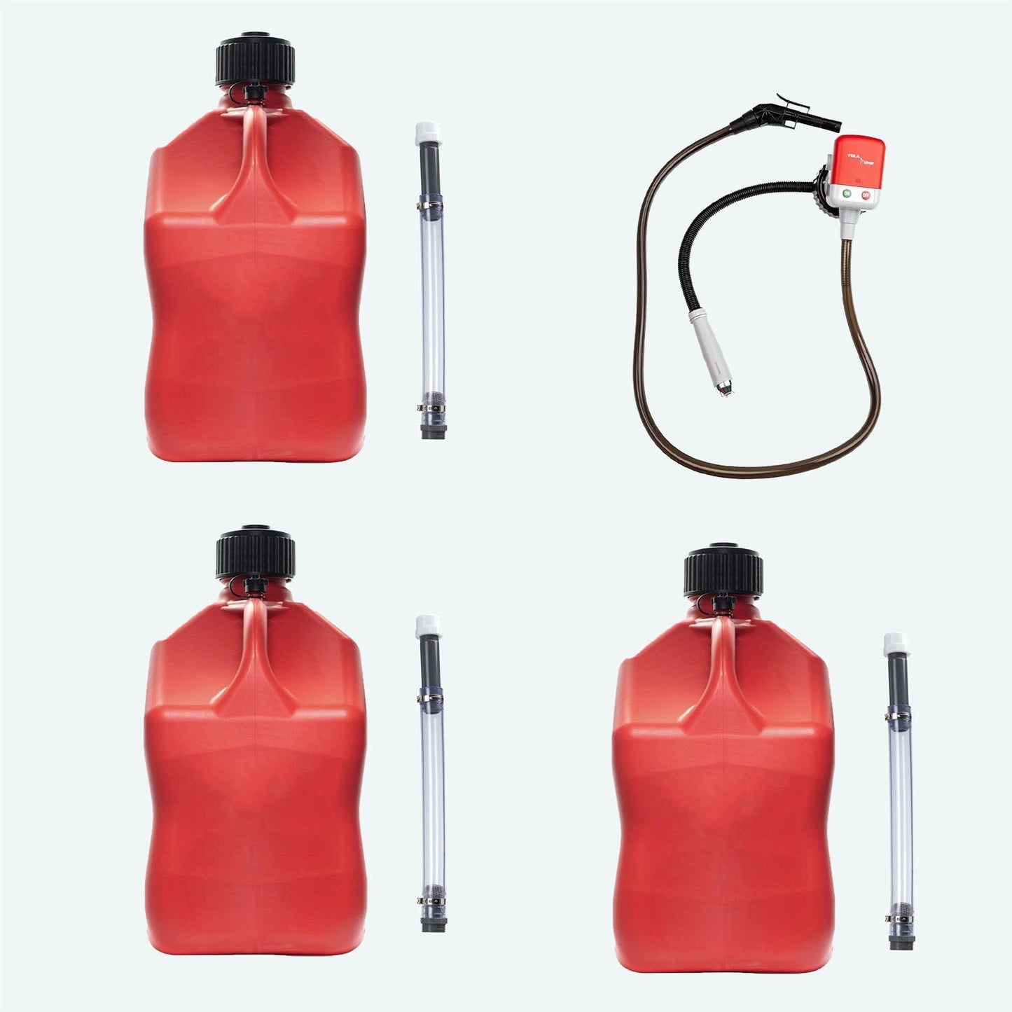 7 Pcs Set-Utility Jug Motorsport Container-5.5 Gallon