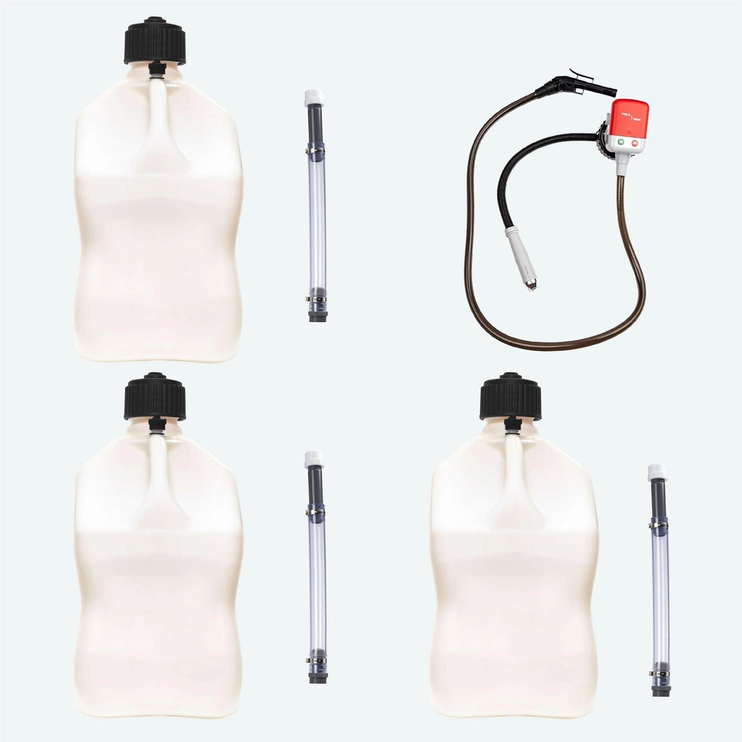 7 Pcs Set-Utility Jug Motorsport Container-5.5 Gallon