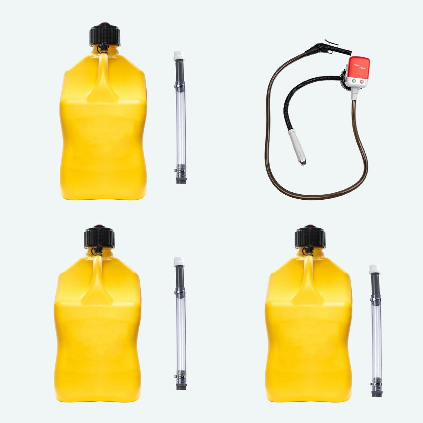 7 Pcs Set-Utility Jug Motorsport Container-5.5 Gallon